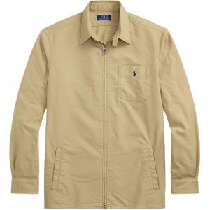 Рубашка-куртка Оксфорд на молнии Polo Ralph Lauren, хаки