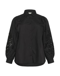 Рубашка KAFFE CURVE KCnicky, черный