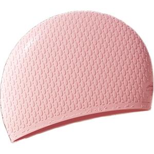 Силиконовая шапочка для плавания Unisex LINING, Shuya Powder[Waterproof Silicone, Extra Comfortable]
