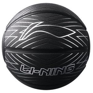 LINING Баскетбольный мяч China PU черный размер 7 для уличных тренировок и соревнований unisex
