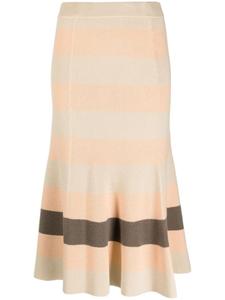 JOSEPH трикотажная юбка миди, нейтральный цвет