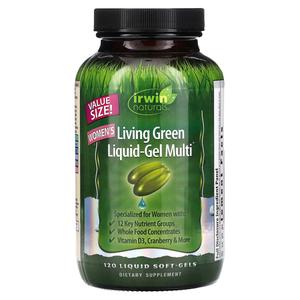 Добавка Irwin Naturals Women's Living Green Liquid-Gel Multi