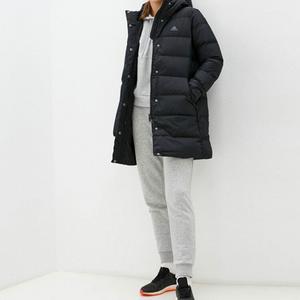 Пуховик женский черный Adidas