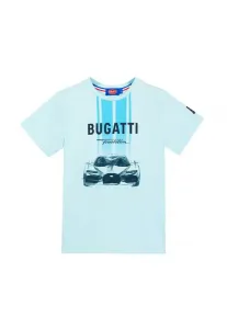 Футболка унисекс с принтом Bugatti, Blue Glow