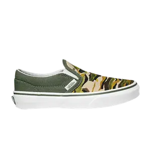 Кроссовки Vans Classic Slip-On Kids, зеленый
