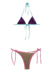 Бикини с треугольными чашками Oséree, синий