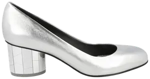 Женские туфли Ferragamo Farrah из металлизированной кожи, серый