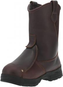 Коричневые кожаные ботинки Dan Post: мужские защитные с внешним металлосетчатым носком