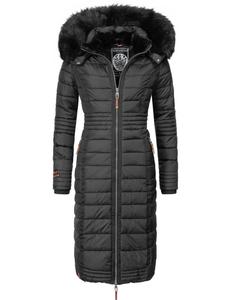 NAVAHOO Зимнее пальто 'Umay' в черном цвете
