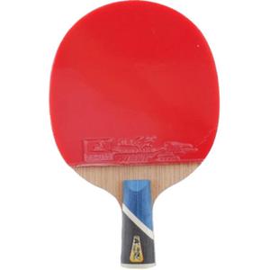 Ракетка для настольного тенниса DOUBLEFISH Unisex, резина, чистое дерево DOUBLE FISH, [five-star]5a+advanced model single unit-penhold grip short handle