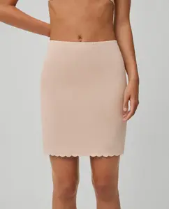 Юбка комбинированная с лазерной резкой Ysabel Mora, цвет Nude