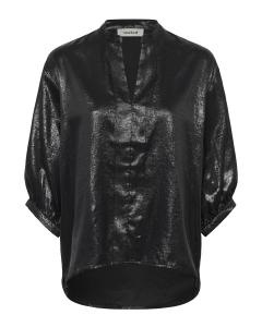 SOAKED IN LUXURY Блузка в черном цвете
