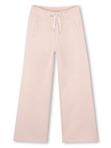 Спортивные брюки с вышитым логотипом Chloé Kids, розовый