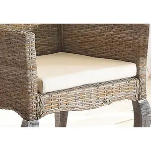 Подушка для сиденья Парад стульев Hofmann Living And More, Creme + unifarben