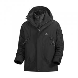 Куртка Unisex Hooded Thickened Workwear VanCamel, черный (down)