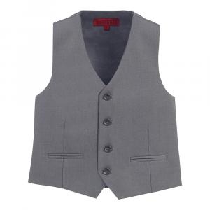Деловой жилет для мальчиков Gioberti с 4 пуговицами, серый