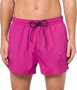 Плавки-шорты мужские BOSS с большим логотипом, Pink Malaya