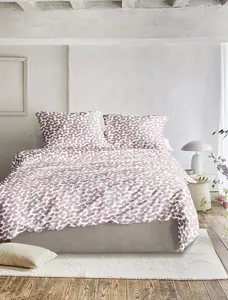 Комплект постельного белья Seersucker Easy 8587, розовый, размер 155x200+80x80 Irisette