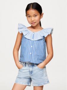 Блузка стандартного кроя Tommy Hilfiger, синий