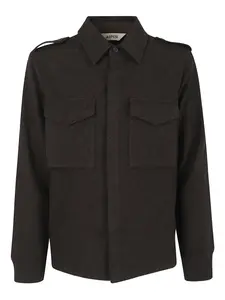 Рубашка с длинными рукавами Aspesi, коричневый