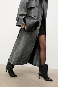 Кожаные ботильоны Answear.Lab, черный