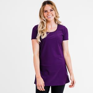 Женская удлиненная туника для плавания Anna Calypsa, цвет eggplant