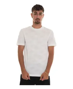 Футболка с коротким рукавом и абстрактным дизайном Hugo, белый