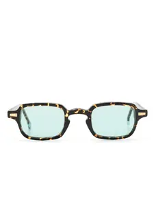 Солнцезащитные очки Luigi черепаховой расцветки Kyme, коричневый