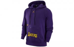 Мужская толстовка Lakers NBA Фиолетовая Jordan, фиолетовый