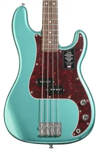 Fender American Professional Classic Precision Bass - выцветший металлический зеленый Шервуд, гриф из палисандра