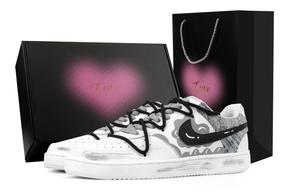 Nike Кроссовки для скейтборда Court Vision 1 Gray Trajectory, износостойкие, низкие, мужские, серо-синие