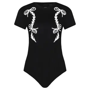 Боди Babel 1 стандартного кроя Pinko, черный