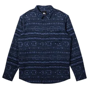 Классическая рубашка Quiksilver для мальчиков, черный/синий