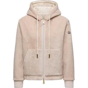 Худи на молнии Moncler, белый