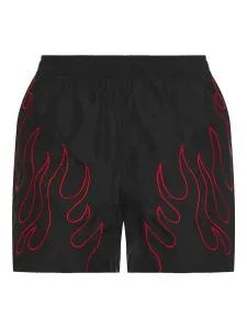 Шорты с вышивкой Pleasures, черный