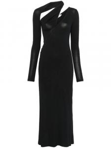 Ioana Ciolacu платье миди с вырезом, черный