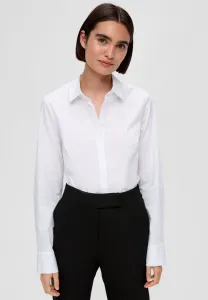 Блузка на пуговицах S.Oliver Black Label, Weiß