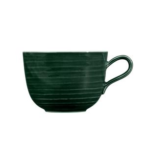 Кофейная чашка Terra Moss зеленая с молоком 0,38 л Seltmann Weiden, зеленый
