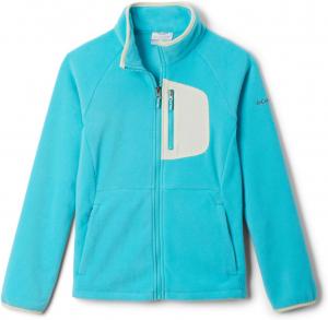 Флисовая кофта Columbia Boys Fast Trek IV с молнией на всю длину, Geyser/Chalk