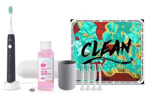 Электрическая зубная щетка для взрослых, модель Entry Level, 2 режима, очистка зубов и защита десен, щетка Power Brush HX2431 PHILIPS, синий