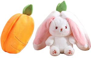 BIG TAYLOR Розовый клубничный кролик/желтый морковный кролик плюшевая кукла 18см/25см/35см высота