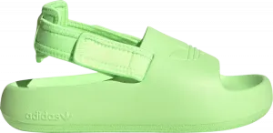 Кроссовки adiFOM Adilette Slide J 'Green Spark', зеленый