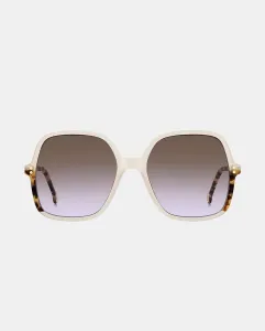 Квадратные солнцезащитные очки из ацетата Carolina Herrera, бежевый