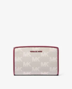 Женская сумка из жаккарда с логотипом Michael Michael Kors, бордовый