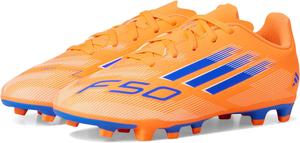 Кроссовки adidas Kids  F50 Club Firm Ground/Multi Ground Cleats, Beam Orange/Lucid Blue/White