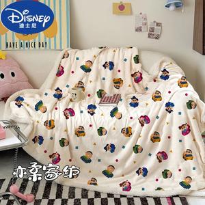 Disney Плед 150х200 см, флисовый, с принтом Crayon Shin-Chan