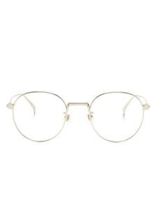 Dunhill очки в круглой оправе, золотой