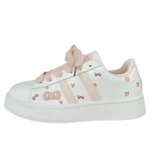 Низкие женские кроссовки BINGO DUCK, Pink+Comes With Socks