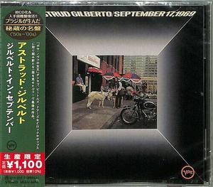 CD диск Gilberto, Astrud: September 17 1969 (Japanese Reissue) (Brazil's Treasured Masterpieces 1950s - 2000s)