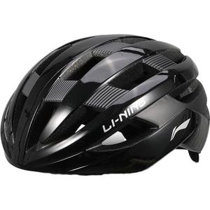 LiNing Велосипедный шлем для активного отдыха PC EPS унисекс M/L/XL полузакрытый, черно-белый
